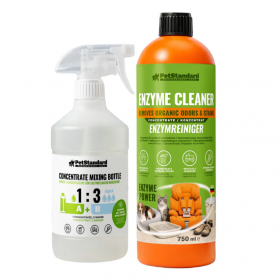 Концентриран ензимен препарат PetStandard Enzyme Cleaner Concentrate за миризми и петна  750 ml